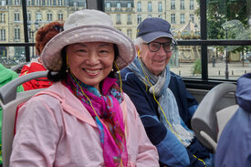 visite panoramique de Bordeaux en car puis en petit train touristique